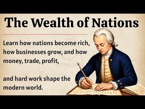 The Wealth of Nations by Adam Smith | Full Book Summary in Easy English for Beginners | Audiobook 📖