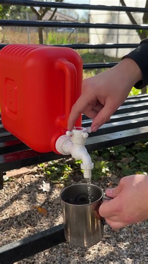 Turn any canister into a kitchen liquid dispenser #tipsntricks #diy