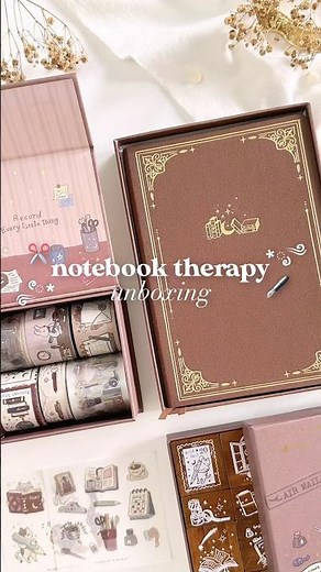 🖋️ notebook therapy unboxing // tsuki studio collection #stationeryhaul #stationeryunboxing