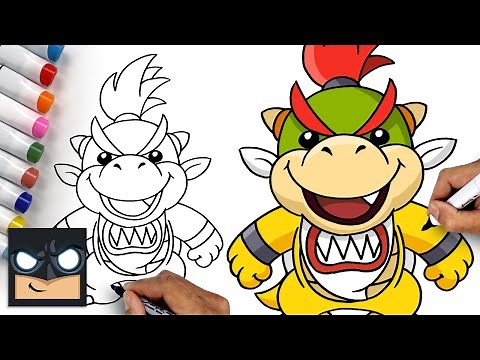 How To Draw Bowser Junior | Super Mario