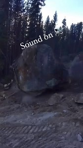 624K views · 5.3K reactions | We’re going way, way back. Nine years to be exact to when we first hand blazed the trail down to the build site on our new off grid property. It was mostly downhill and sure rolling a giant boulder would have been easier and honestly more fun but, here’s how we pulled it off… https://theoffgridcabin.com/trail-blazing #rocknroll #diy #funnyreels #trees | The Off Grid Cabin | Facebook