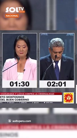 Debate Presidencial: Guevara y Fujimori usan jerga juvenil