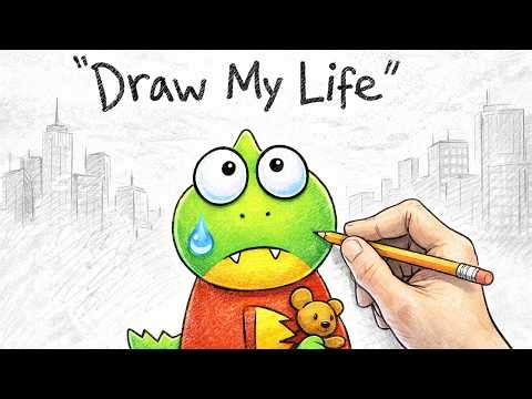 Draw My Life – Gus the Gummy Gator! | Animated Kids Cartoon & Family Fun