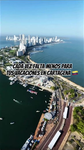 ✨Cada vez falta menos para tus vacaciones en Cartagena ✈️🇨🇴 #cartagena #vacaciones #viajes