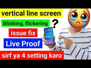 how to fix vertical lines on phone screen/display vertical line problem/display line problem | Fix🔥