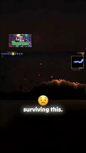 surprise! Master mode blood moon during day 2 #Terraria #TerrariaGameplay #BossFight #GamingTips
