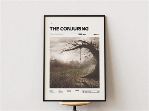 The Conjuring Poster, Vera Farmiga Film Poster, James Wan Film the Conjuring Print, Horror Movie Wall Decor Idea - Etsy