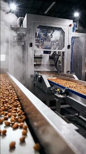 AI Almond Shelling Line 🌰🤖 | Machinica AI #shortviral #shorts