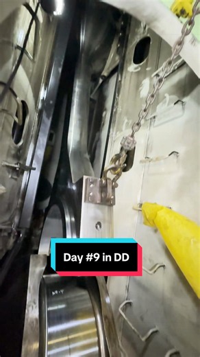 #Day#9 in Dry dock#Main engine Crankpin inspection #ตามติดชีวิตคนเรือ🛳️🛳️🛳️ #seamanlife