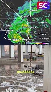 🚨 LAS VEGAS FLOODS: vehicles trapped and streets underwater | Without Context