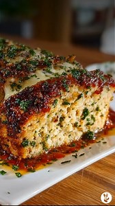 This Garlic Parmesan Chicken Meatloaf Bake is warm, cozy comfort with a lighter twist tender, flavorful, and made to bring that homemade, sit-down-dinner feeling to the table. Ingredients: • 1½ lbs ground chicken • ¾ cup grated Parmesan cheese • 1 cup breadcrumbs • 2 large eggs • 4 cloves garlic, minced • ½ cup milk • ¼ cup chopped fresh parsley • 1 tsp salt • ½ tsp black pepper • 1 tbsp olive oil How you’ll make Garlic Parmesan Chicken Meatloaf Bake: 1️⃣ Preheat and prepare: Preheat oven to 375