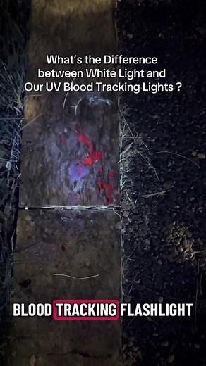 🦌Lost your trail during deer season? This light will help you secure your prey late at night! 🔦 🩸 Exclusive blood-displaying spectral technology – invisible blood stains on fallen leaves and dirt instantly illuminate as red trails! No more squatting on the ground, digging through grass in the dark; you can pinpoint your route from 10 meters away. 💡 2000 lumens of intense light – transform a pitch-black forest into daylight in seconds! Not only does it reveal the blood trail with crystal-clea
