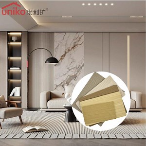 [Hot Item] WPC Foam Board Interior Decorative Fireproof Wall Cladding Wood Veneer Laminated Wall Panel