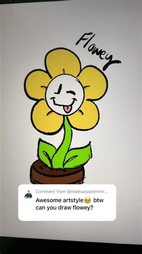 #undertale #drawing #flowey #undertaleflowey