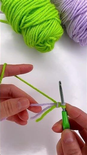 How to make crochet chain tutorial for beginners ￼ #örgü #crochet #crochetdesign #crochetcrafts #diy