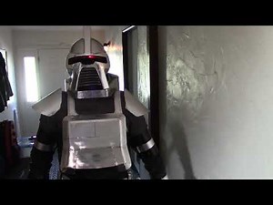 Cylon costume with Vocoder
