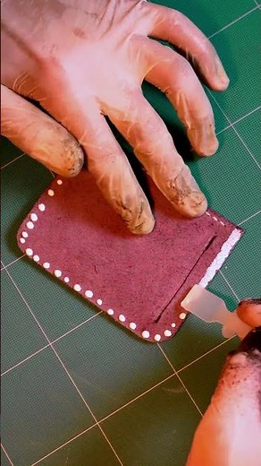 Precision Glue Work on Leather | Satisfying Close-Up Craftsmanship