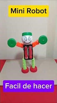 Cómo Hacer un Mini Robot Casero | Proyecto Escolar Paso a Paso #Amazing #creative #Toys #ciencia