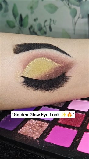“Golden Smokey Eye Makeup Tutorial ✨ Easy Soft Glam Look for Beginners” #eyemakeuptutorial