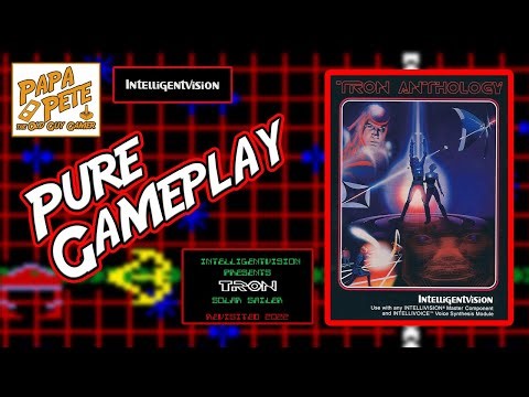 Tron Solar Sailer Revisited 2022 - Tron Anthology - Intellivision - Papa Pete's Pure Gameplay