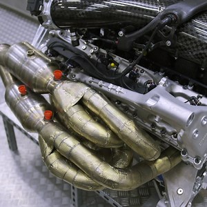 They shaved 80kg but gained 300hp over the previous Cosworth V12 Aston engine. 😮 | Car Throttle