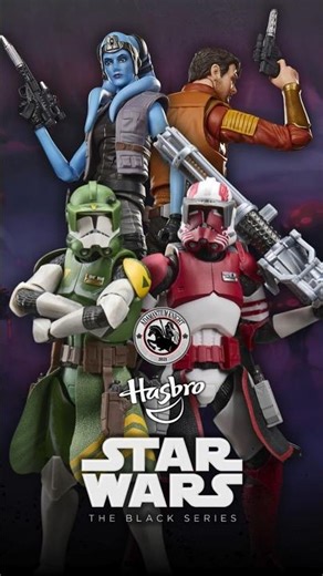 NEW Hasbro Star Wars Black Series Clone Commander Doom, Thorn, Mission Vao & Carth Onasi #starwars