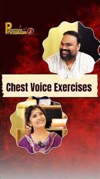 Chest Voice Exercises for learners #anuradhasriram #vocaltraining