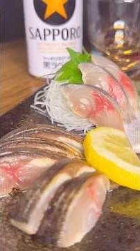 家庭で簡単！絶品しめ鯖と炙りしめ鯖 🍶#おうちごはん #cooking #魚料理 #asmr #魚釣り #japanesefood