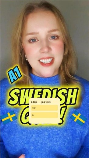 Swedish Vocabulary Quiz Can You Choose the Correct Answer