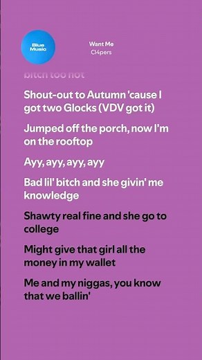 Want Me - Cl4pers (Lyrics)