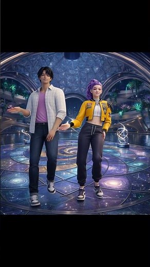 Rumi and Jinnu are tapping | Anime Dance Animation | Shake It To The Max