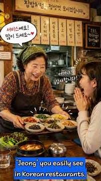 [한국인의 정] #TOPIK #정 #헷갈리는 말 #한국인처럼말하기 #한국어학습 #한국문화