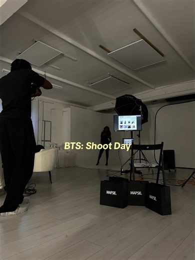 Behind the Scenes of BTS Vlog: Shoot Day for Mapsie Hair