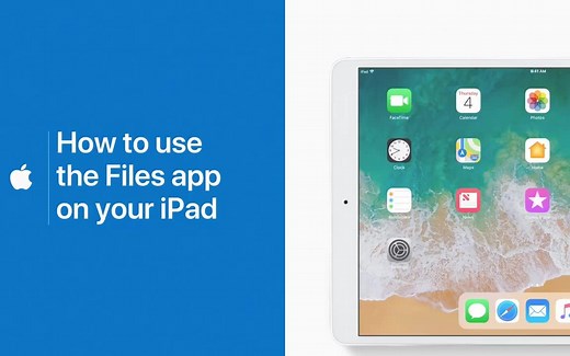 苹果支持 教程 如何在你的 iPad 上使用文件 app — Apple Support