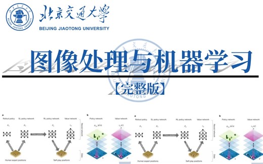 首发！【图像处理与机器学习】北交教授带你一起深入图像处理的底层原理！这绝对是我看过最好的图像处理教程！（人工智能、深度学习、机器学习、神经网络、AI）