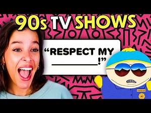 Millennials Finish The Line Challenge - 90s TV Shows