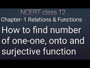 How to find the total number of one-one(Injective), Onto(Surjective), Bijective function with trick