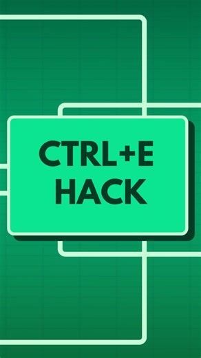 Grant Huang on Instagram: "just comment “EXCEL” below and I’ll DM you my FREE guide with more time-saving Excel tricks ⤵️ Please! Stop doing this in Excel 😭 Manually copying and pasting values takes way too long — and you don’t need to anymore. Once you learn how to use Flash Fill (Ctrl + E), Excel literally does the work for you. It’s simple, fast, and makes you look like a pro. just comment “EXCEL” below for more! ⚡👇🏼 #excel #exceltips #exceltraining"