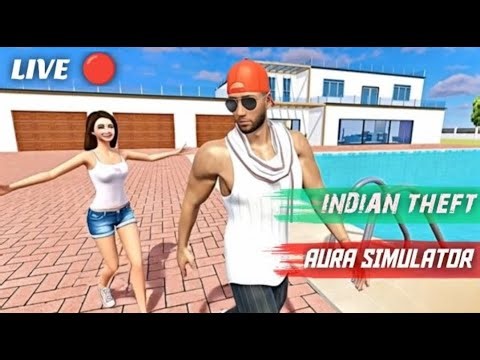 Live 🔴 Indian Theft Aura Simulator #INDIANTHEFTAUTO#GTAINDIA#GamingShorts#LIVE