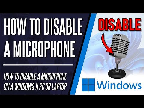 How to Disable a Microphone on Windows 11 PC or Laptop