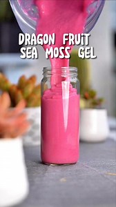 381K views · 14K reactions | It’s easy to make sea moss gel at home! First stack 1 cup of dried sea moss with spring water over night. Drain your sea moss add water to fit your needs drowning in how thick you like your sea moss. Add dragon fruit cubes into they are smooth and enjoy!  | Turnip Vegan | Facebook