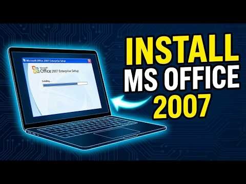 Install MS Office 2007 Enterprise on Windows PC #MSOffice2007