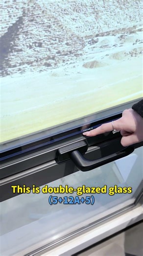 A single window integrates two opening methods.