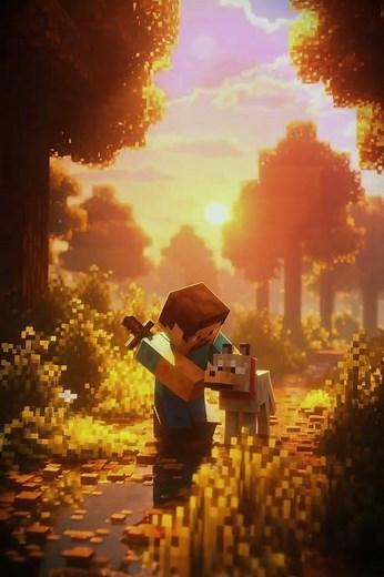 How to Tame and Breed a Dog on Minecraft #minecraft #cartoon