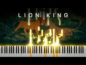 Can you feel the love tonight - The Lion King | PIANO VERSION