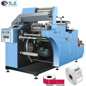 [Hot Item] Label Paper Direct Thermal Barcode Die Cutting Sticker Fanfolded Shipping Labels Printer 4X6 Transfer Label Die Cutter Slitter Machine