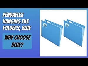 REVIEW (2026): Pendaflex Hanging File Folders, Blue. Features