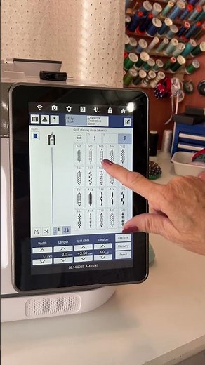 Baby Lock Radiance Tapering Stitches