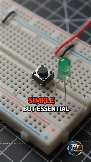 How an Electronic Switch Works in 10 Seconds! 🔌#switch #experiment #repair #techshorts #electronic