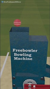 How Freebowler Machine Throw the Ball? | Mrs Professor Of How
